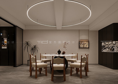 中古风-建发玖里湾-叠墅-260平-装修效果图