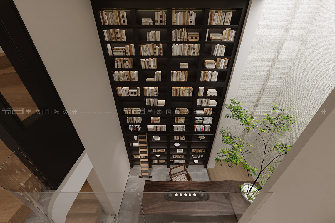 中古风-建发玖里湾-叠墅-260平-装修效果图装修-别墅-中古