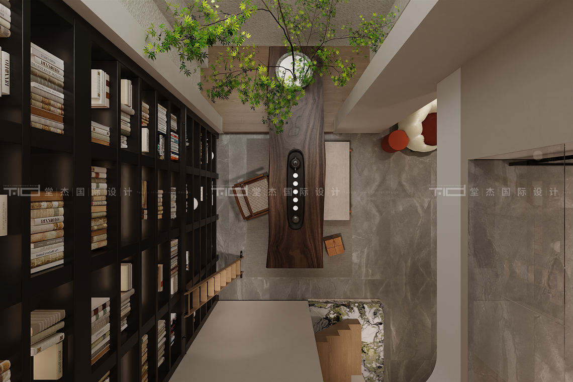 中古风-建发玖里湾-叠墅-260平-装修效果图装修-别墅-中古