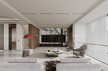 意式极简-绿城水岸-别墅-500平-装修效果图