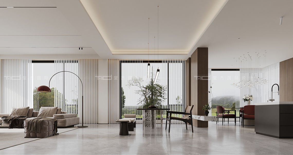 意式极简-绿城水岸-别墅-500平-装修效果图装修-别墅-极简