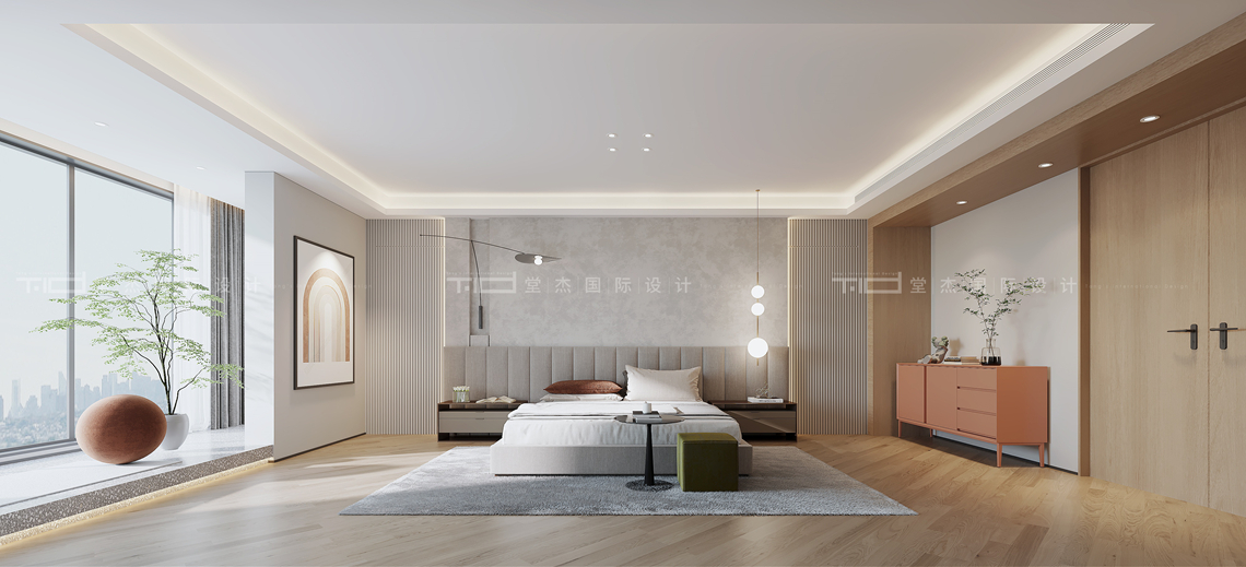 中式风格-龙山豪庭-别墅-1000平-装修效果图装修-别墅-新中式