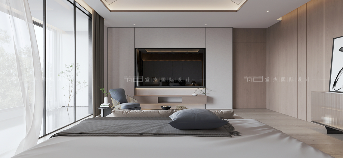 现代风格-蠡湖庄园-别墅-800平-装修效果图装修-别墅-现代简约