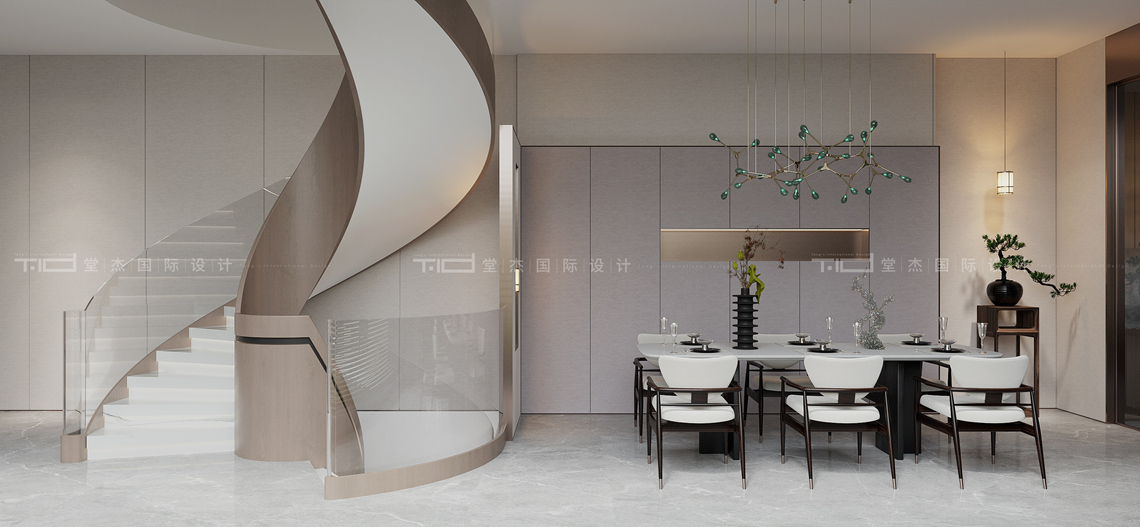 现代风格-蠡湖庄园-别墅-800平-装修效果图装修-别墅-现代简约