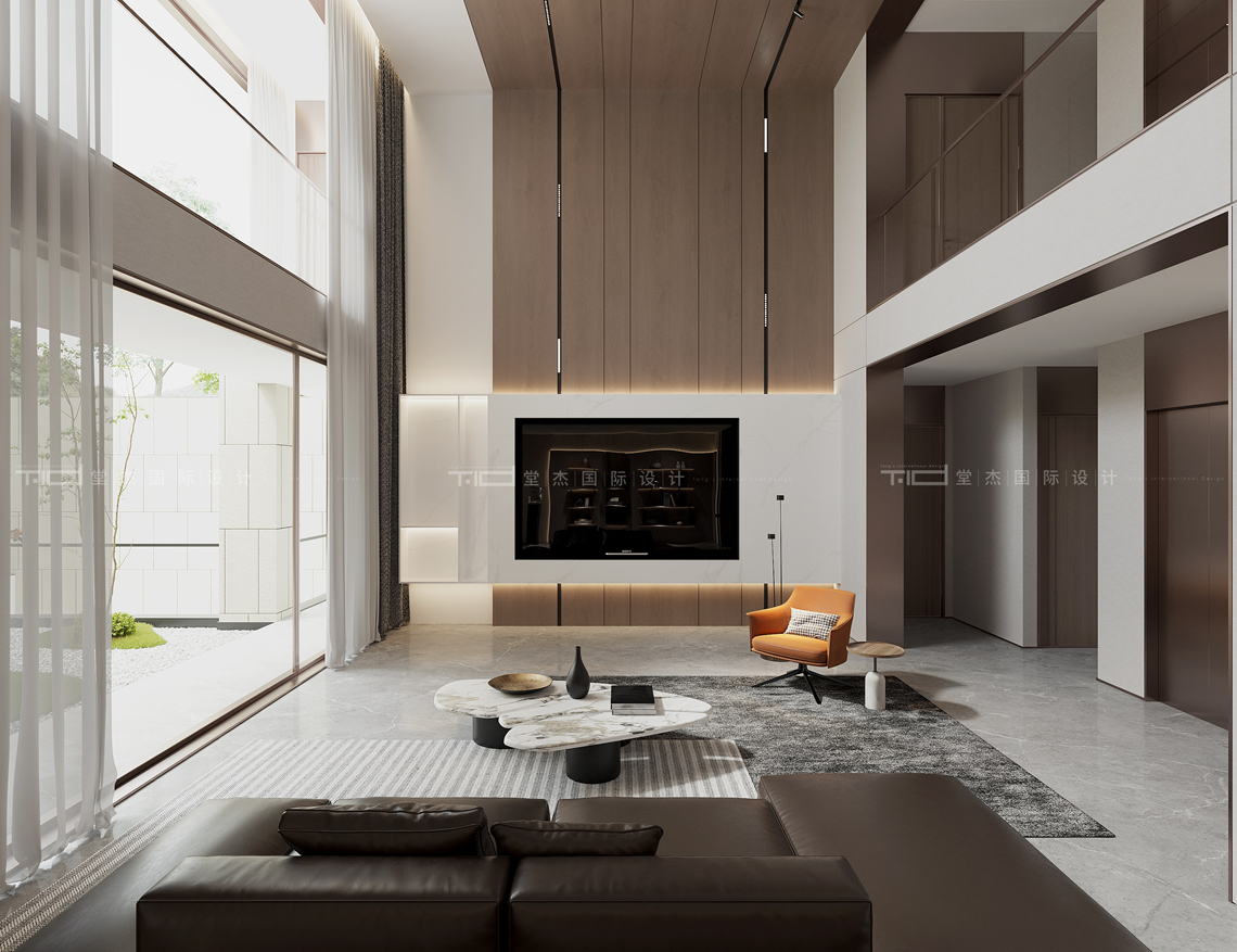 现代风格-蠡湖庄园-别墅-800平-装修效果图装修-别墅-现代简约