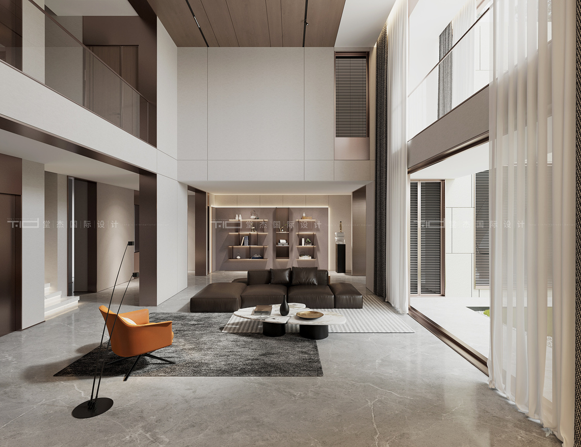 现代风格-蠡湖庄园-别墅-800平-装修效果图装修-别墅-现代简约