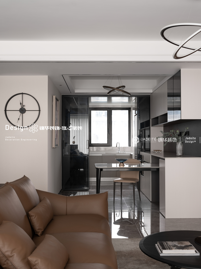 现代风格-桂语云间-三室两厅两卫-127平-装修实景图装修-四室两厅-现代简约