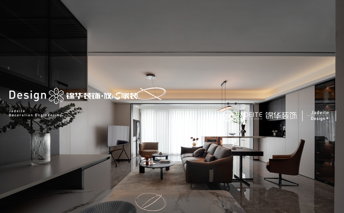 现代风格-桂语云间-三室两厅两卫-127平-装修实景图装修-四室两厅-现代简约