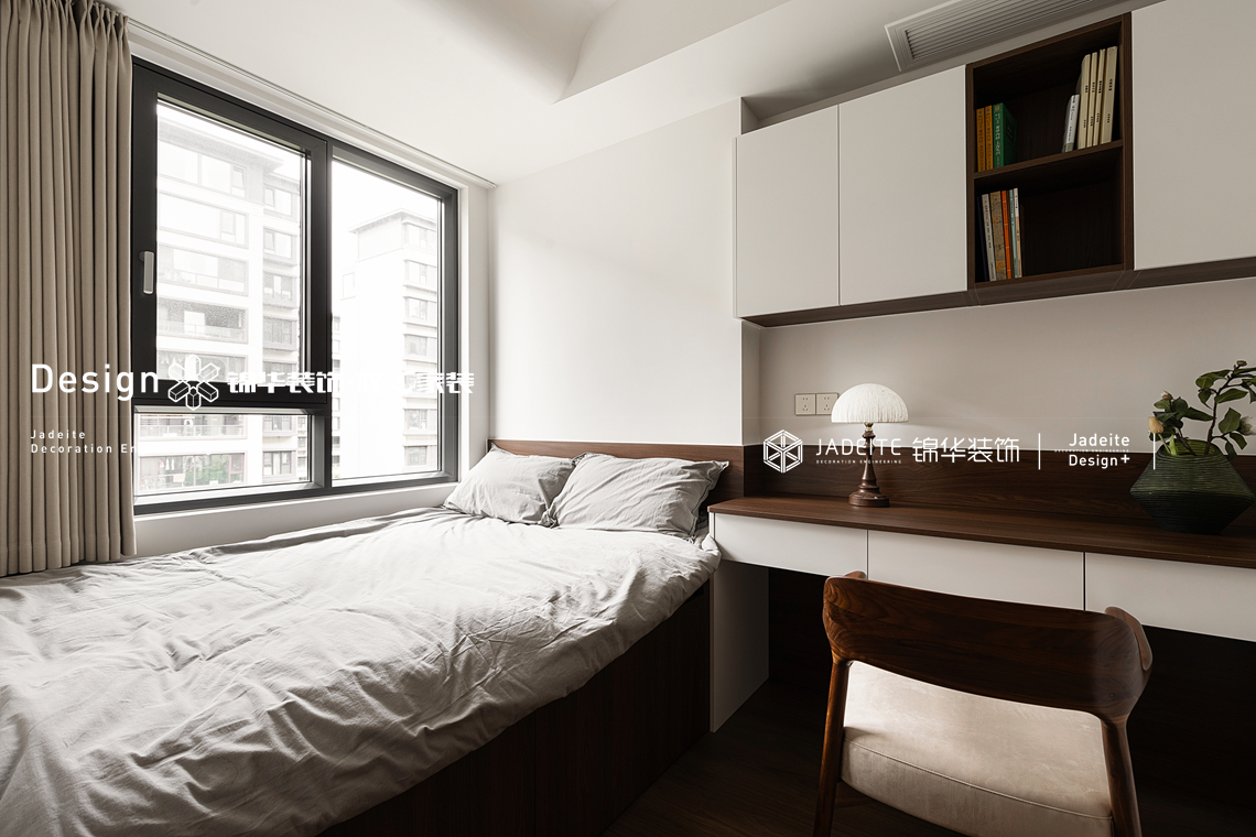 新中式-康桥悦蓉园-三室两厅两卫-89平-装修实景图装修-三室两厅-新中式