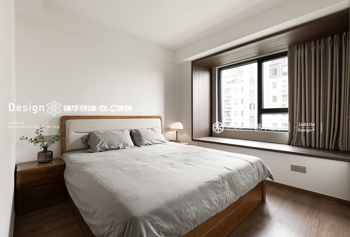 新中式-康桥悦蓉园-三室两厅两卫-89平-装修实景图装修-三室两厅-新中式