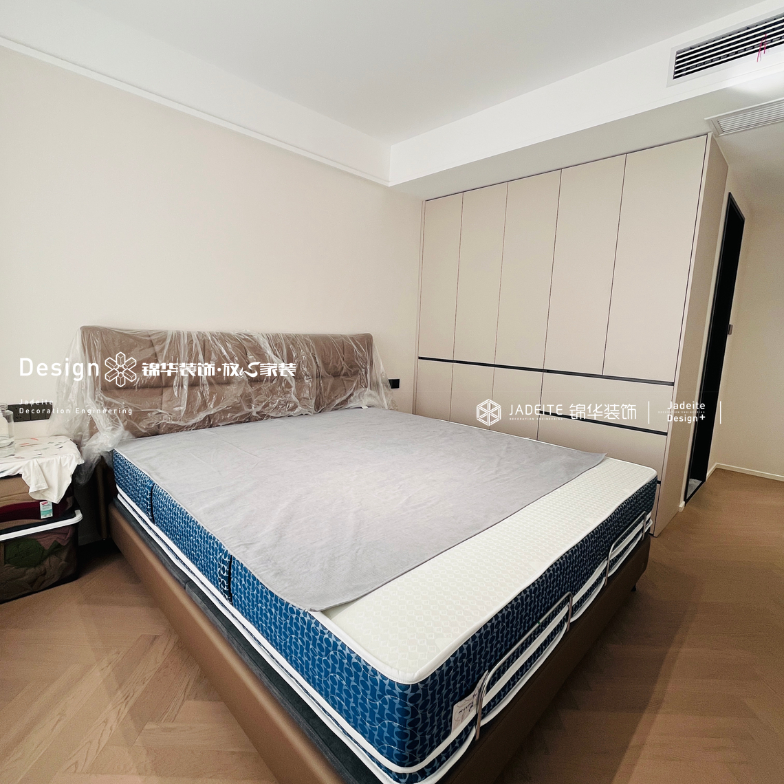 现代风格-北控雁栖湖-三室两卫两厅-110平-装修实景图装修-三室两厅-现代简约