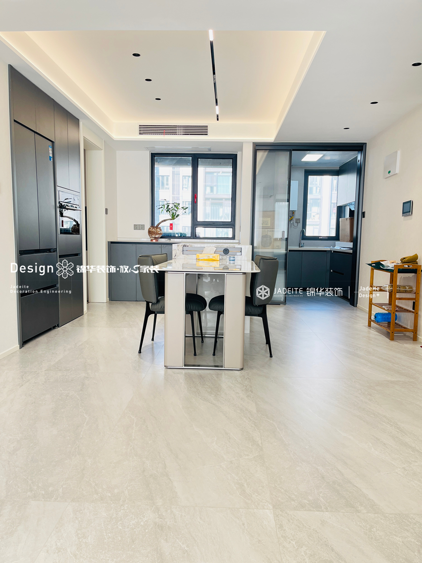 现代风格-北控雁栖湖-三室两卫两厅-110平-装修实景图装修-三室两厅-现代简约