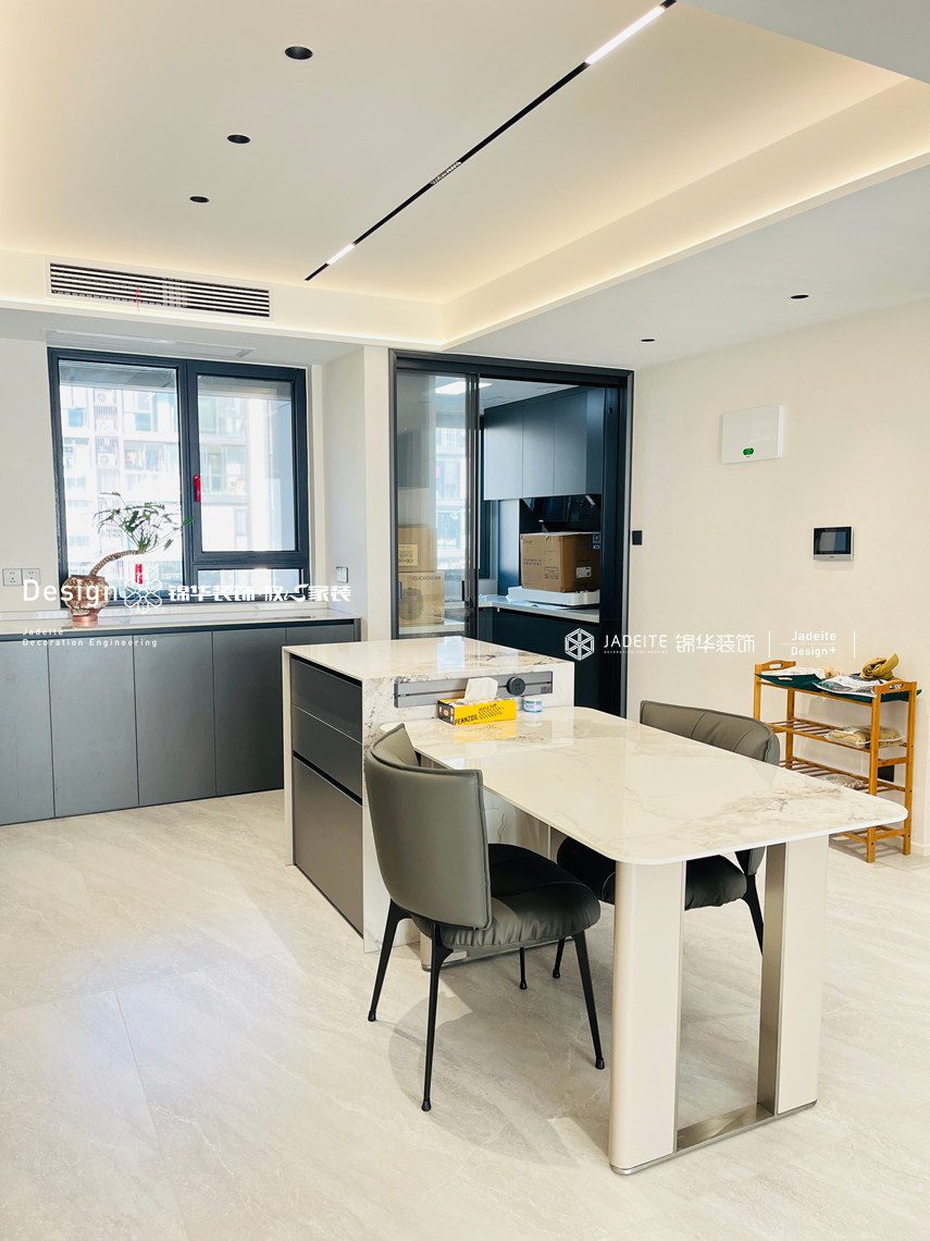 现代风格-北控雁栖湖-三室两卫两厅-110平-装修实景图装修-三室两厅-现代简约