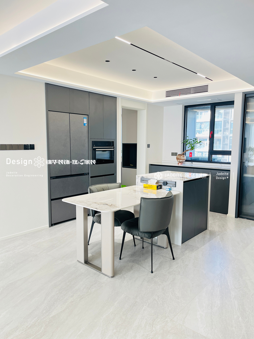 现代风格-北控雁栖湖-三室两卫两厅-110平-装修实景图装修-三室两厅-现代简约