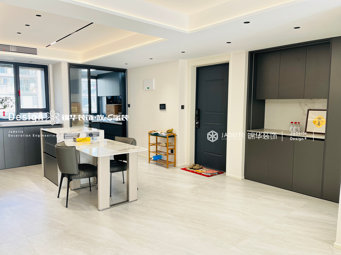 现代风格-北控雁栖湖-三室两卫两厅-110平-装修实景图装修-三室两厅-现代简约