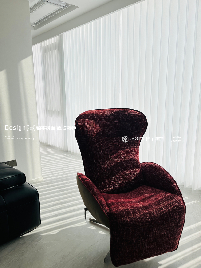 现代风格-北控雁栖湖-三室两卫两厅-110平-装修实景图装修-三室两厅-现代简约