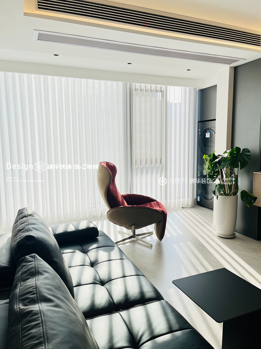 现代风格-北控雁栖湖-三室两卫两厅-110平-装修实景图装修-三室两厅-现代简约