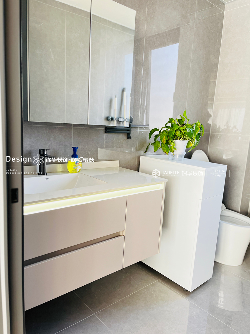 现代风格-凤屿山河-三室两厅两卫-140平-装修实景图装修-三室两厅-现代简约