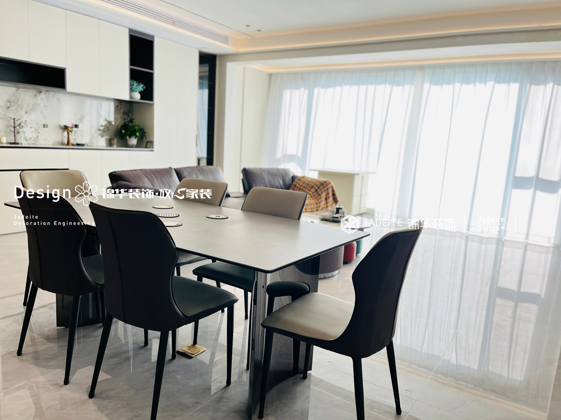 现代风格-凤屿山河-三室两厅两卫-140平-装修实景图装修-三室两厅-现代简约