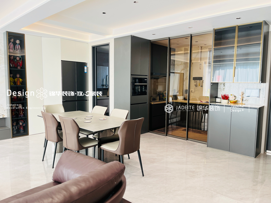 现代风格-凤屿山河-三室两厅两卫-140平-装修实景图装修-三室两厅-现代简约