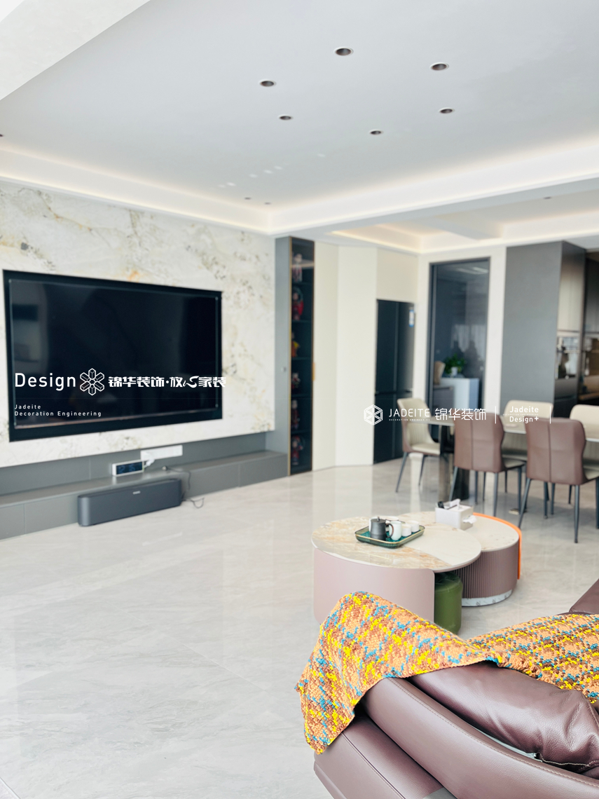 现代风格-凤屿山河-三室两厅两卫-140平-装修实景图装修-三室两厅-现代简约