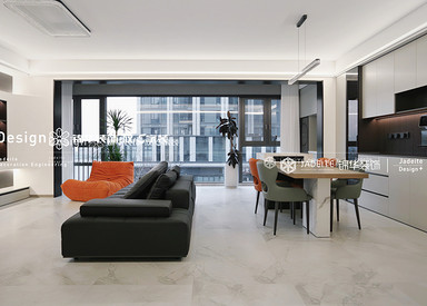 现代简约-氿悦湖山-三室两厅两卫-140平-装修实景图