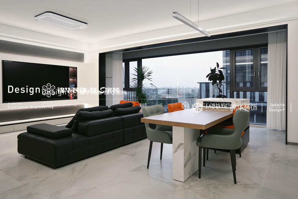 现代简约-氿悦湖山-三室两厅两卫-140平-装修实景图装修-三室两厅-现代简约