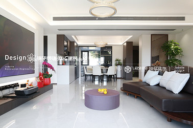 意式轻奢-保集蓝郡-三室两厅两卫-149平-装修实景图