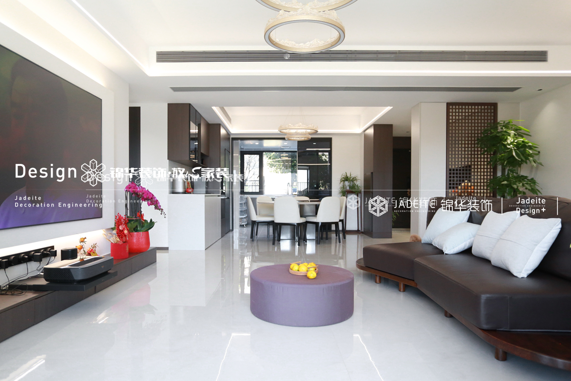 意式轻奢-保集蓝郡-三室两厅两卫-149平-装修实景图装修-三室两厅-轻奢