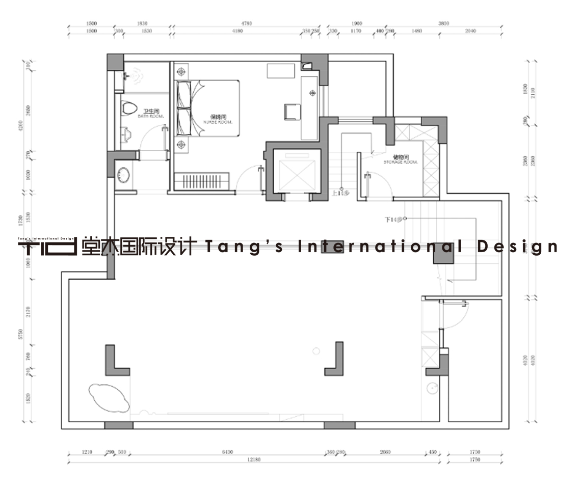 混搭风-金科-别墅-600㎡-装修实景图装修-别墅-混搭