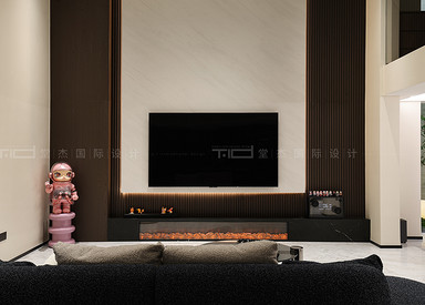 现代简约-华发四季-别墅-278平-装修实景图