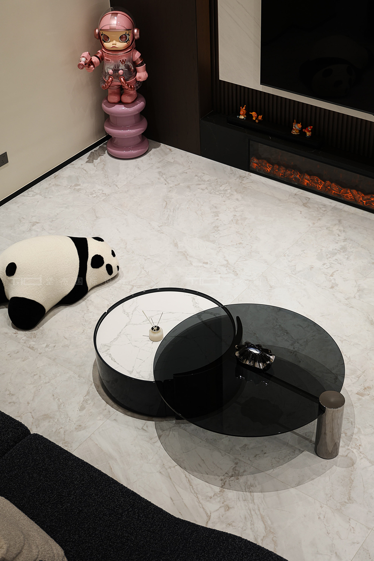 现代简约-华发四季-别墅-278平-装修实景图装修-别墅-现代简约