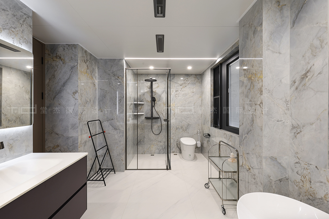 现代简约-华发四季-别墅-278平-装修实景图装修-别墅-现代简约