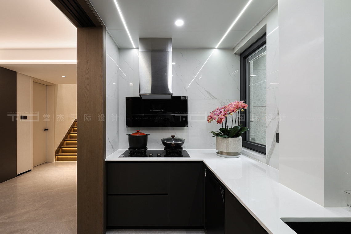 现代简约-华发四季-别墅-278平-装修实景图装修-别墅-现代简约