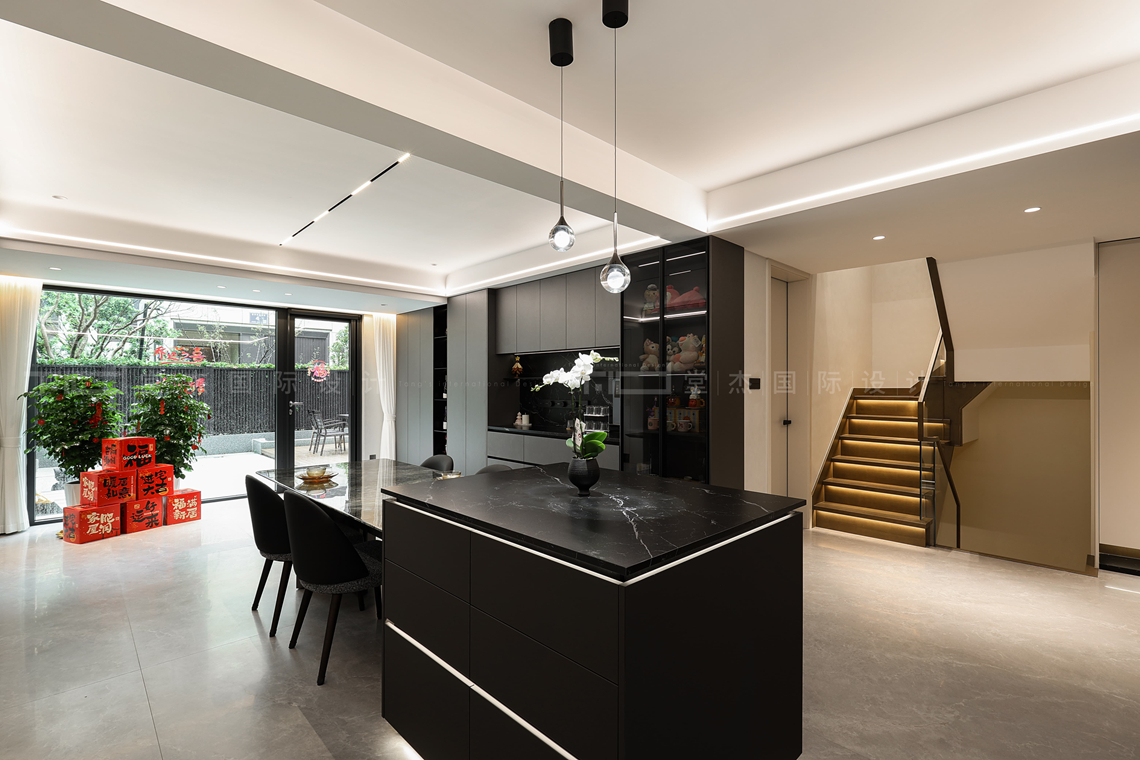 现代简约-华发四季-别墅-278平-装修实景图装修-别墅-现代简约