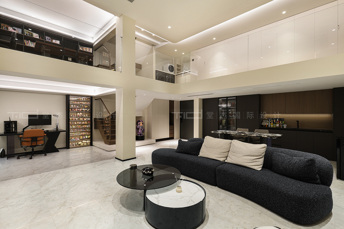 现代简约-华发四季-别墅-278平-装修实景图装修-别墅-现代简约