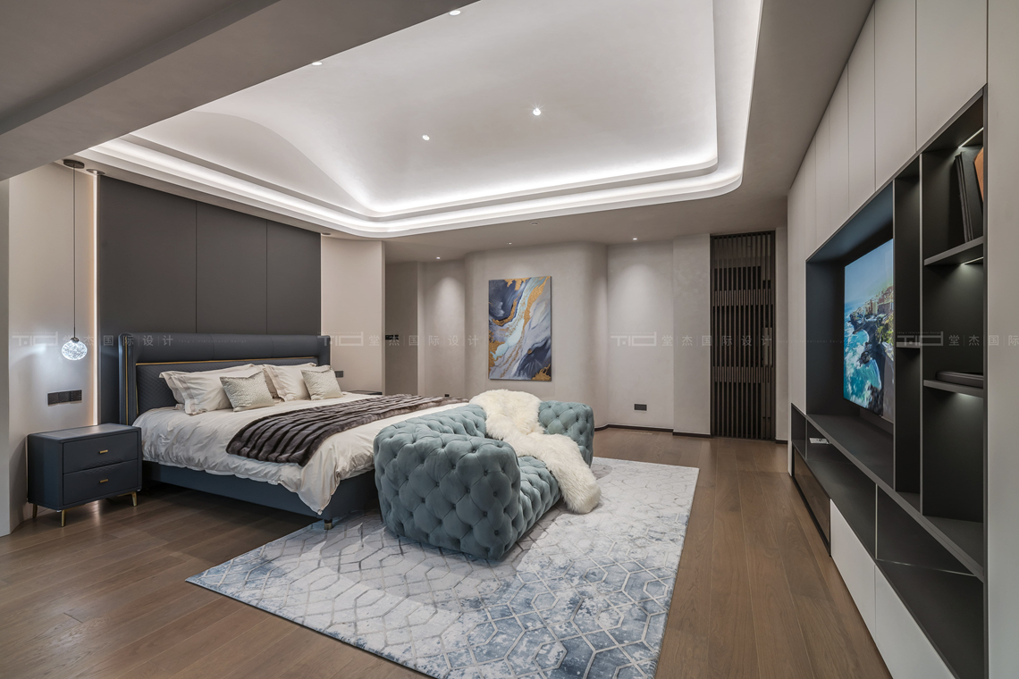 意式轻奢-路劲天御-别墅-1000平-装修实景图装修-别墅-轻奢