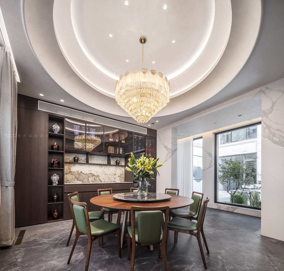 意式轻奢-路劲天御-别墅-1000平-装修实景图装修-别墅-轻奢