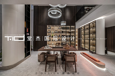 意式轻奢-桃花源-别墅-装修实景图