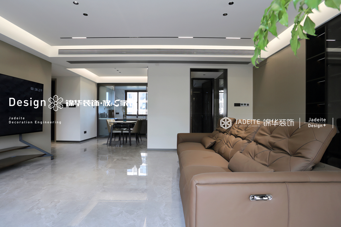 现代简约-氿珑云起-三室两厅两卫-135平-装修实景图