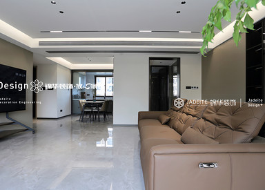 现代简约-氿珑云起-三室两厅两卫-135平-装修实景图