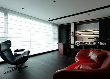 现代美式-中信泰富玖著-三室两厅复式-125平-装修实景图