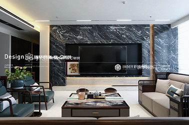 新中式-融汇大厦-四室两厅三卫-500平-装修实景图