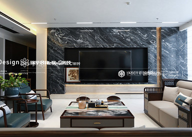 新中式-融汇大厦-四室两厅三卫-500平-装修实景图