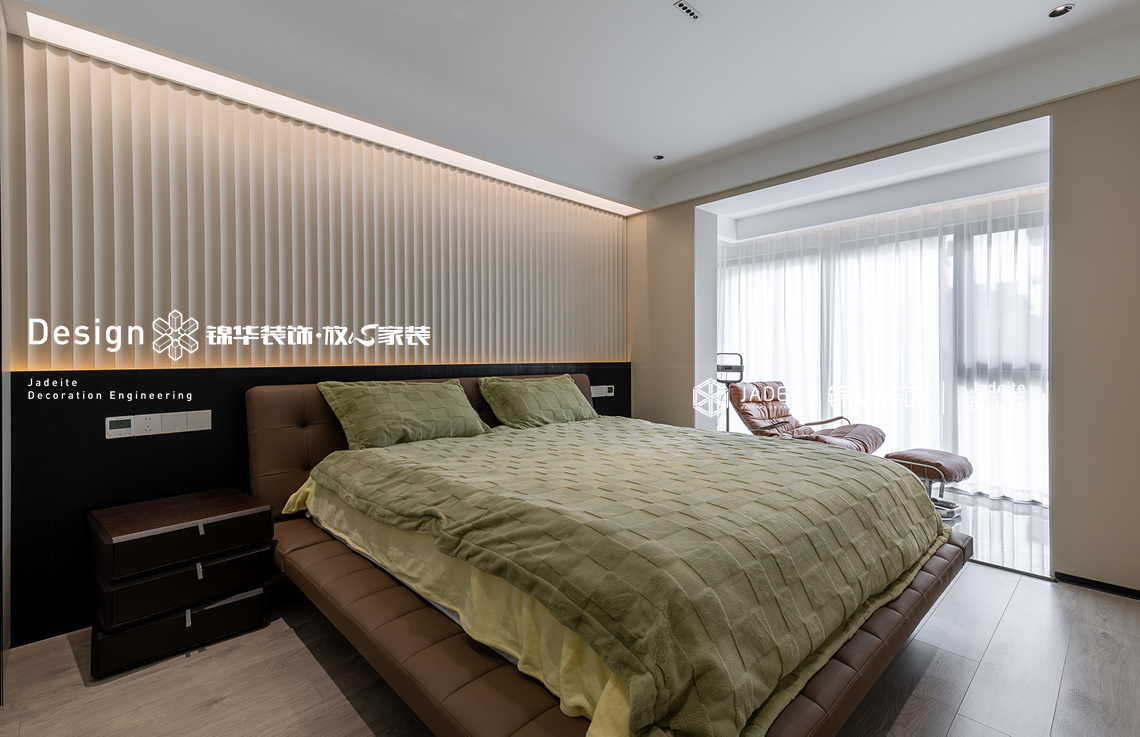 现代风格-虹桥五村-三室两厅二卫-140平-装修实景图装修-三室两厅-现代简约