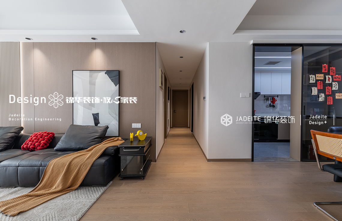 现代风格-长江天宸-三室两厅二卫-140平-装修实景图装修-三室两厅-现代简约