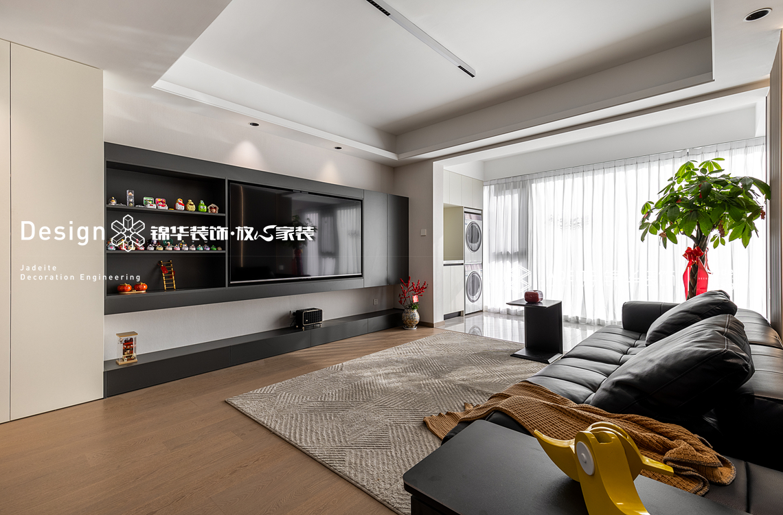 现代风格-长江天宸-三室两厅二卫-140平-装修实景图装修-三室两厅-现代简约