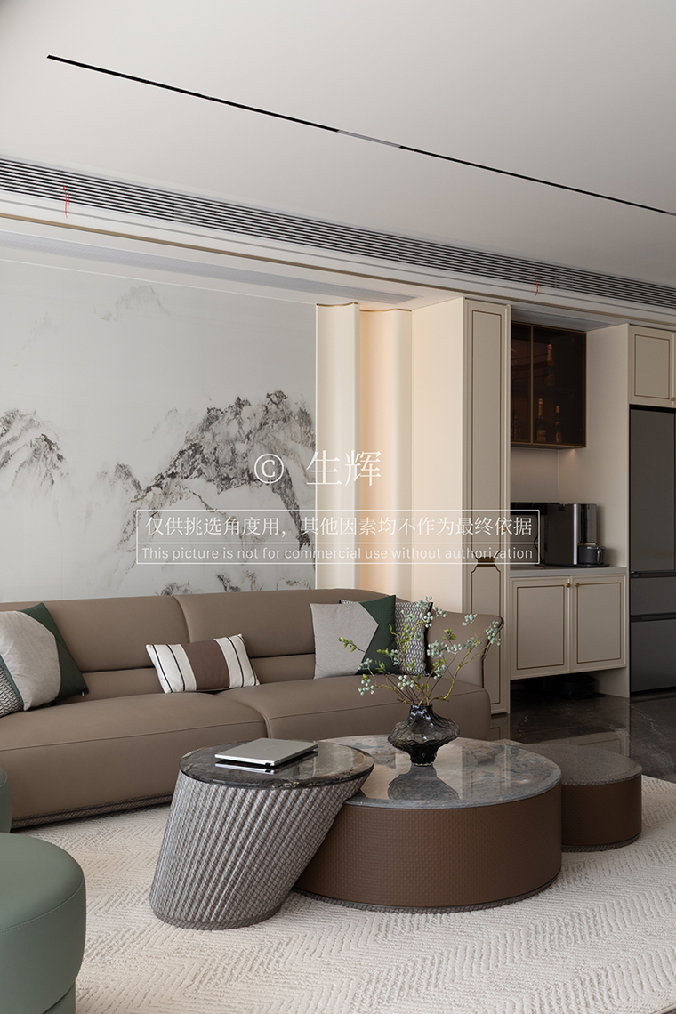 新中式-天敔湾-复式-180平-装修实景图装修-跃层复式-新中式