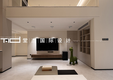 现代轻奢-金科蠡湖-复式-350平-装修实景图