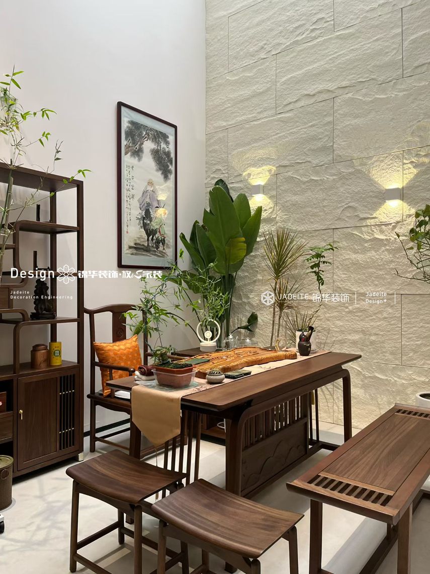 新中式-碧桂园-复式-180平-装修实景图装修-跃层复式-新中式